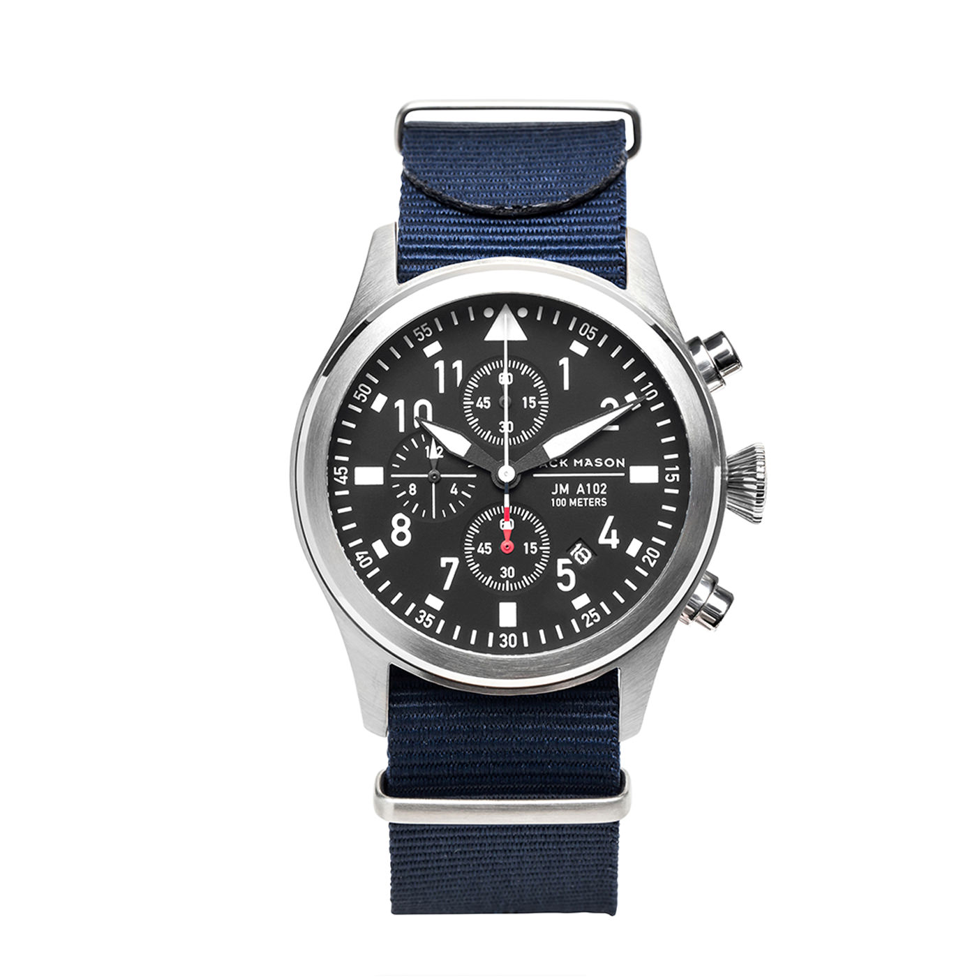 Jack Mason Aviator chronograaf 42mm horloge