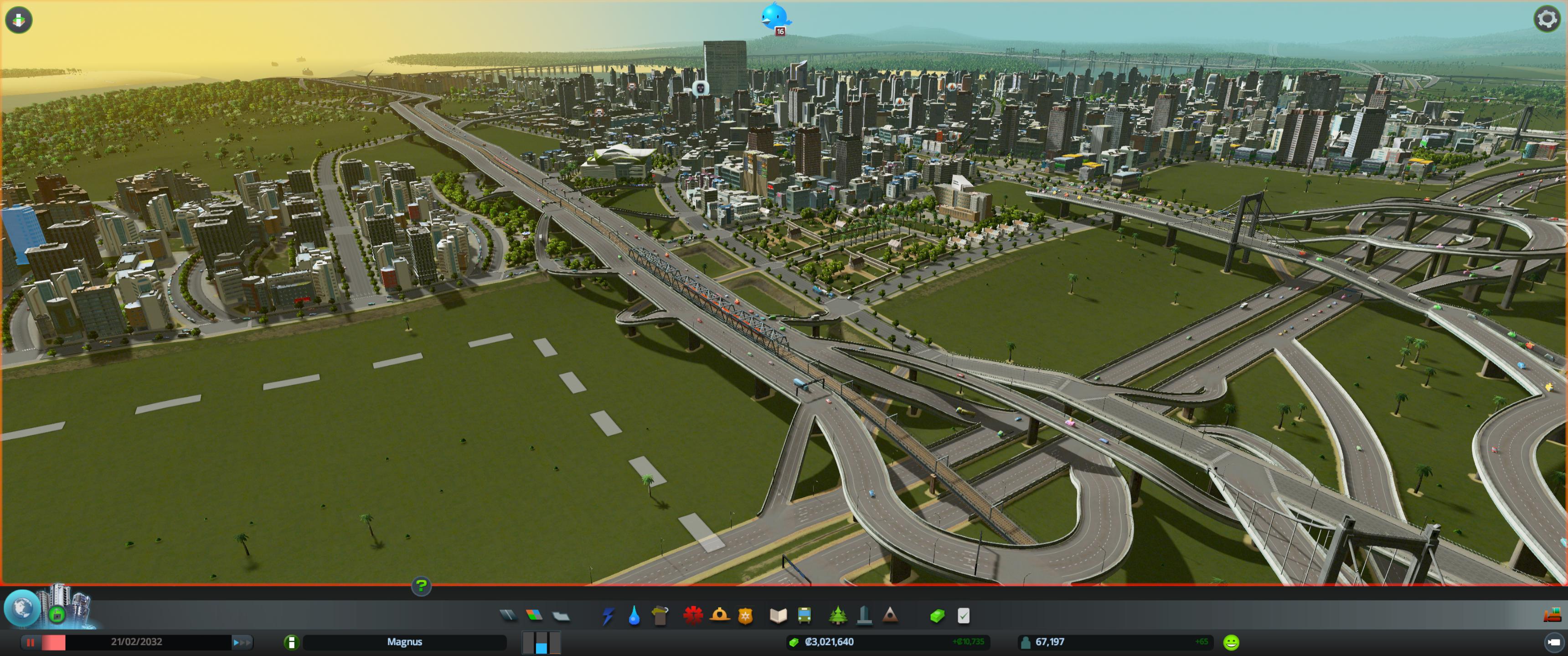 Sim City Skylines op ultrawide