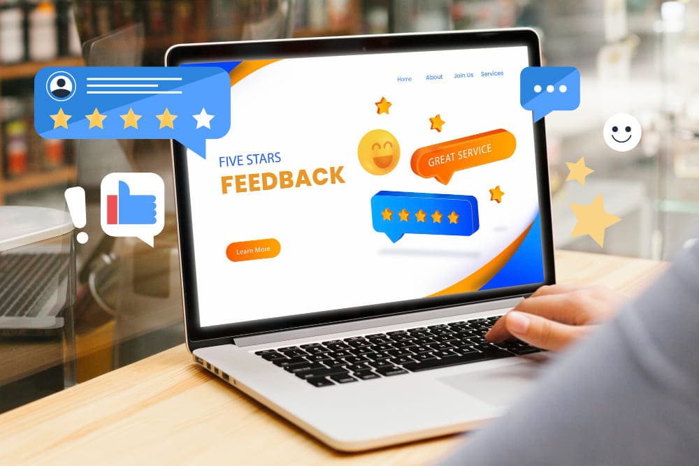 Afbeelding van betrouwbare online reviews 