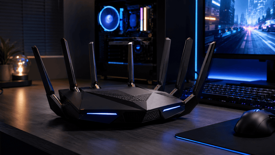 moderne draadloze wifi router