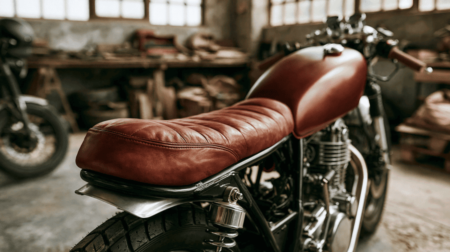 oude motor in garage