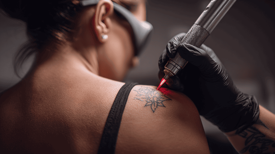 tattoo rug verwijderen met laser