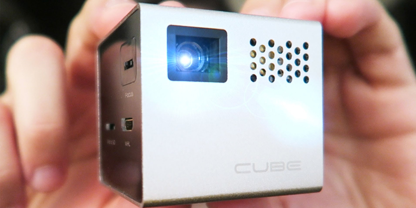 Spendr featured RIF6 Cube mini projector